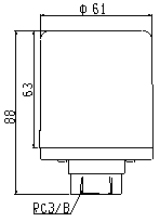 SPW-181Fの外形図